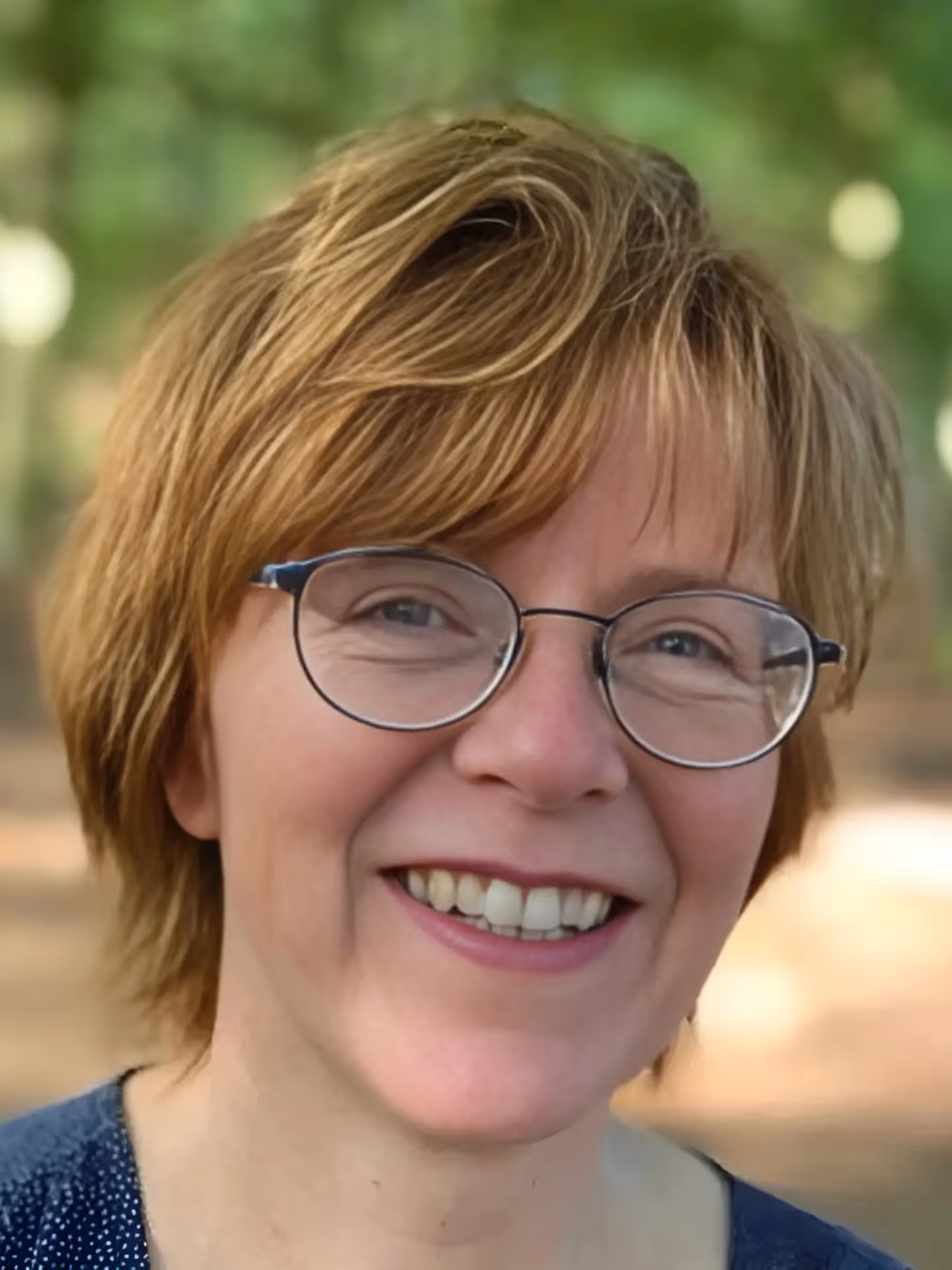 Tonja Berkelder in het bos